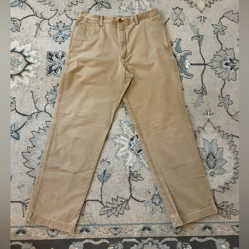 NWT Timberland Men's Relaxed Fit Straight Leg Cotton Chino Pants A1KYG 36x34